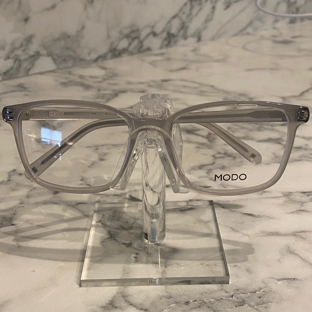 Mens Modo optical frame. Light gray.